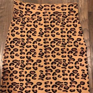 BCBG Leopard Print Skirt